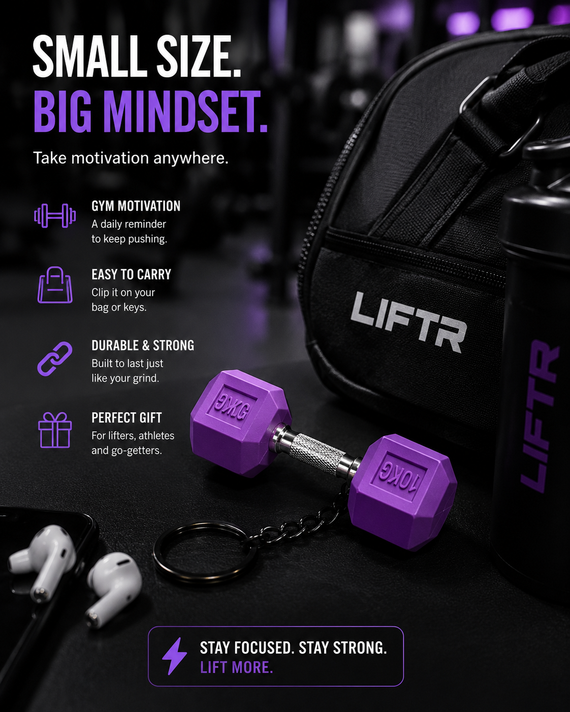 LIFTR MiniLift Keychain