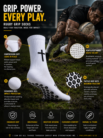 LIFTRS CrossGrip Pro Socks